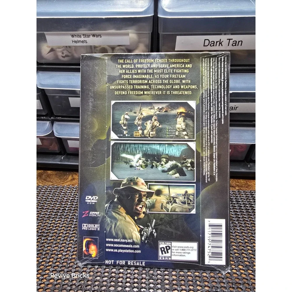 SOCOM 3 US Navy Seals Demo Disc (Sony Playstation 2, PS2, 2005) Brand New Sealed